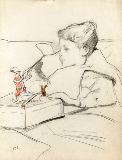 Yvette, circa 1898 by Albert de Belleroche